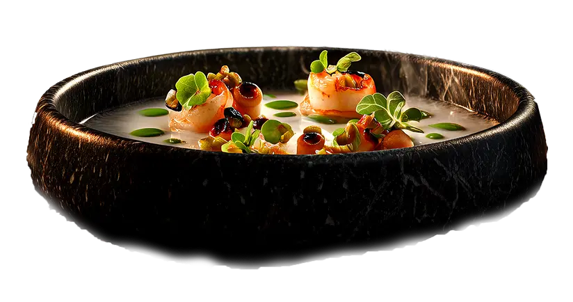 Seafood cazuela from a Latin fusion menu in Orlando